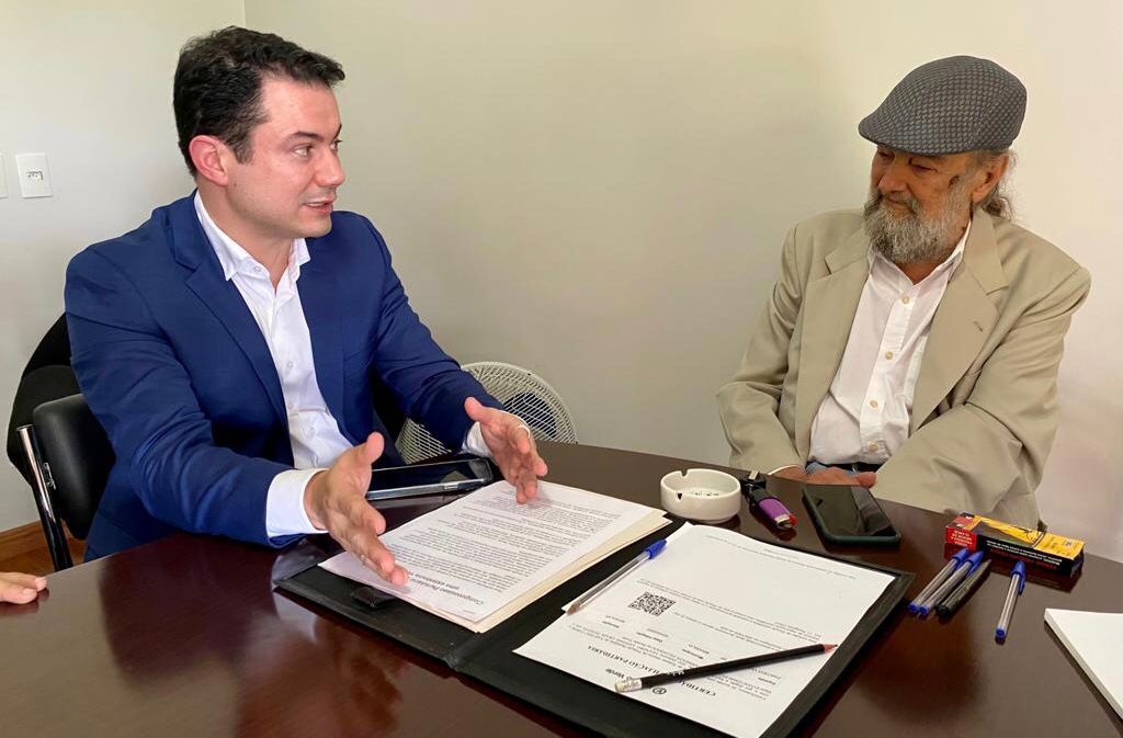 Clodoaldo se encontra com a direção nacional do PV