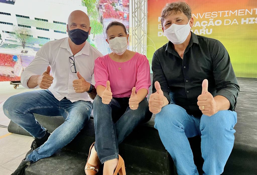 Anderson acompanha inaugurações ao lado de Raquel Lyra