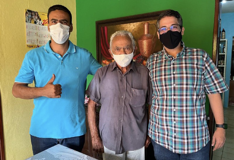 Jarbas Filho recebe apoio do ex-prefeito de Triunfo 