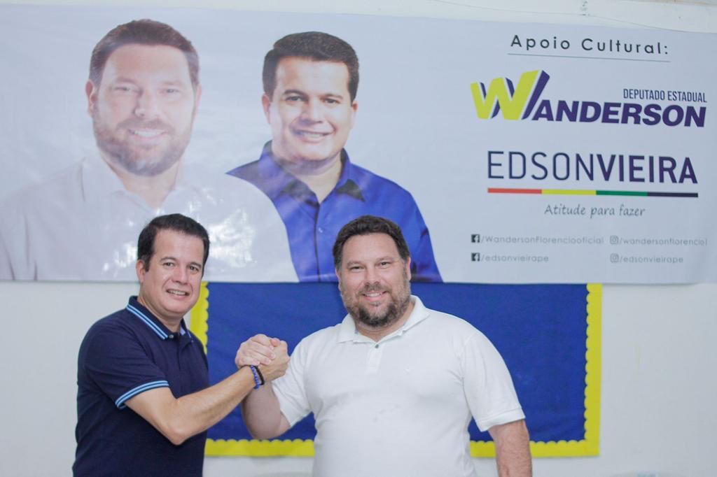 Wanderson firma parceria com Edson Vieira em Paulista