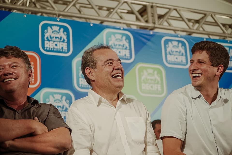 Danilo e João Campos seguem colados em agendas pelo Recife 