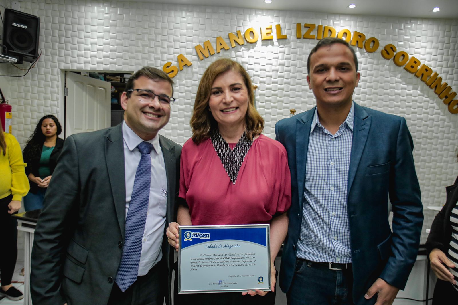 Simone Santana é a nova cidadã de Alagoinha