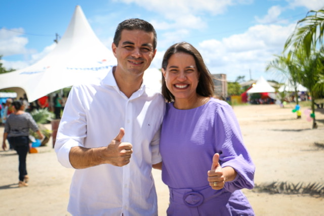 Allan e Raquel prestigiam o São João da Moda neste sábado (25)