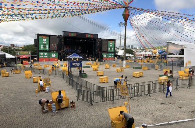 Pátio do Forró tem reforço na segurança para visita presidencial 