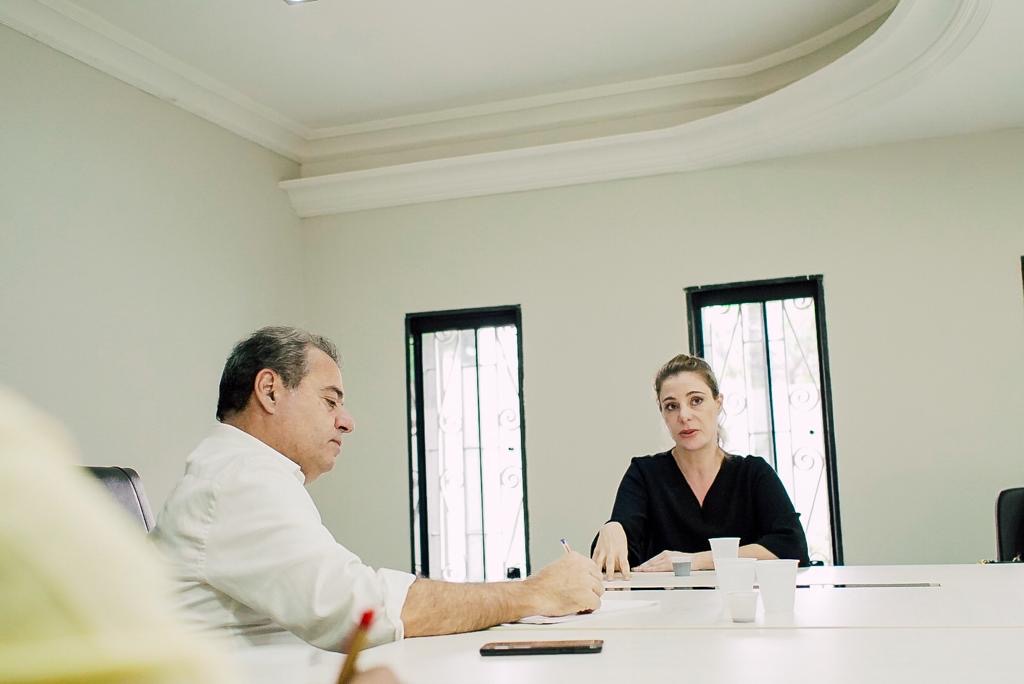 Danilo recebe Priscila Cruz, do Todos pela Educação 