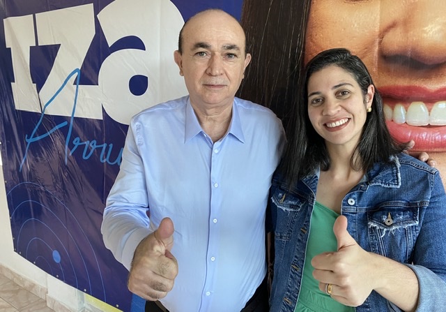 Iza Arruda e Dr. Valdi fecham parceria para as eleições 2022