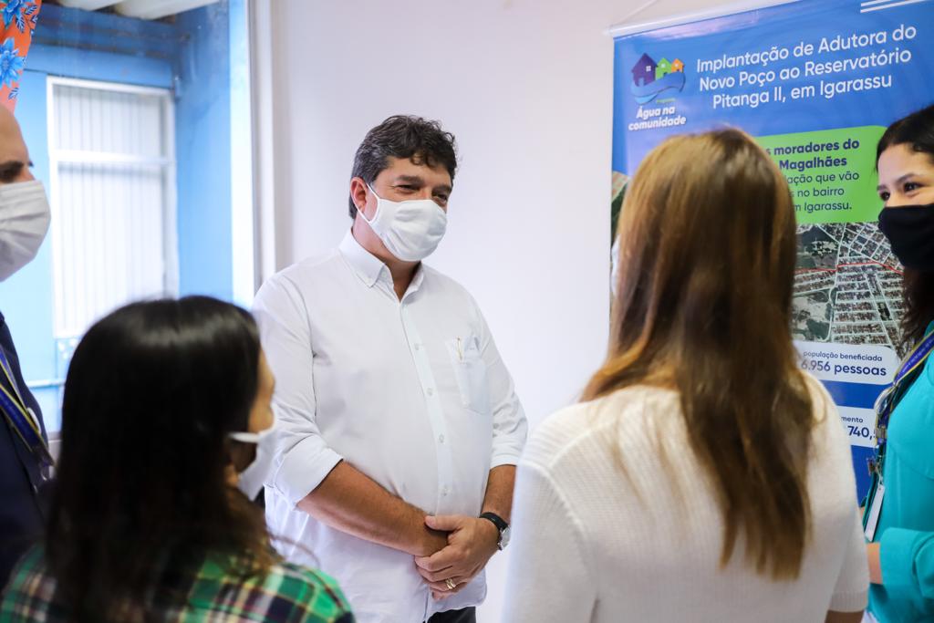 Uchoa Jr celebra inauguração de poços artesianos em Igarassu