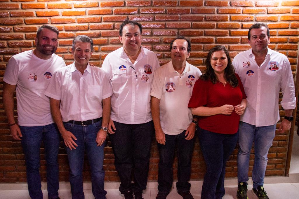 Marília recebe apoio do deputado estadual Rogério Leão