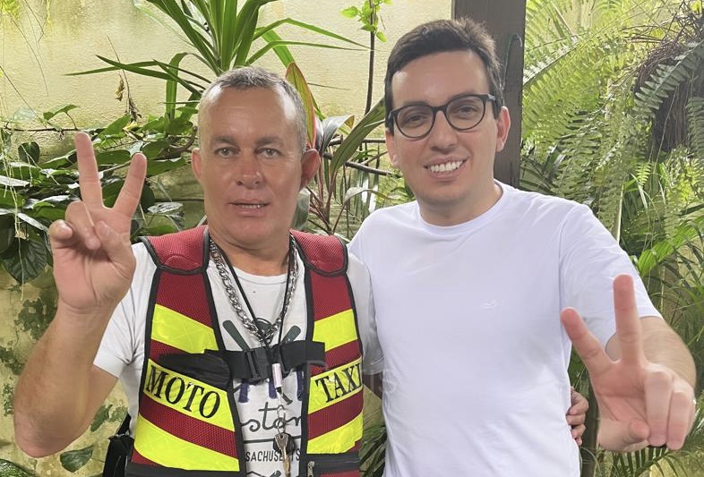 Raffiê recebe apoio do Sindicato dos Mototaxistas