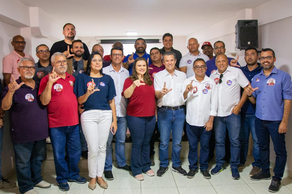 Marília recebe apoio de Rogério Ferreira, prefeito de Jatobá