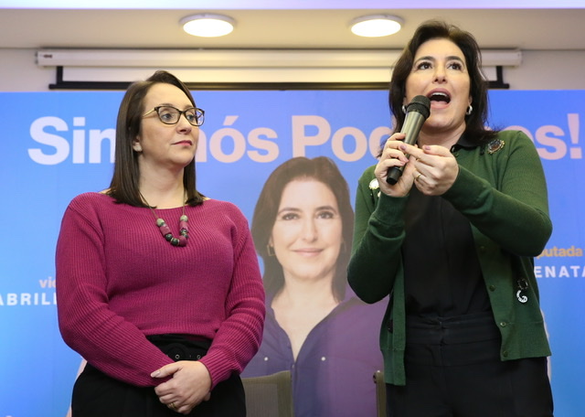 Podemos formaliza apoio à candidatura de Simone Tebet