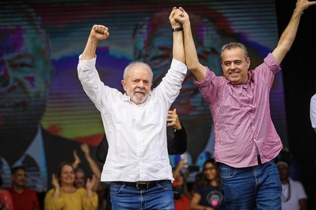 Lula reforça apoio a Danilo em guia