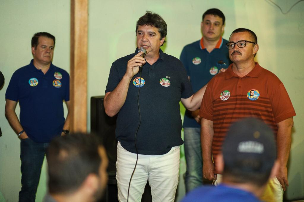 Uchoa Jr participa de encontro com ex-vereador Tafarel