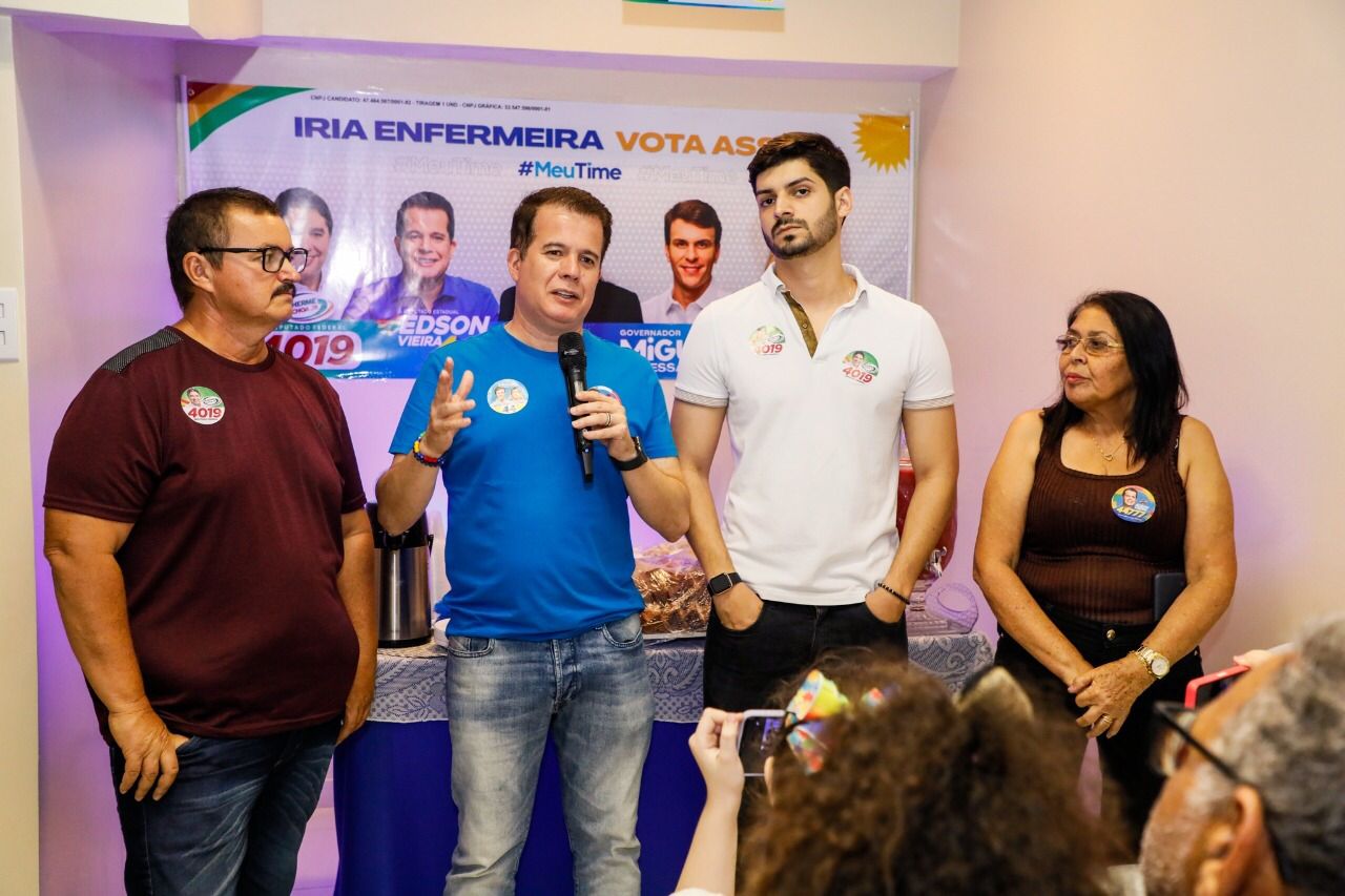 Edson Vieira intensifica agenda na reta final da campanha