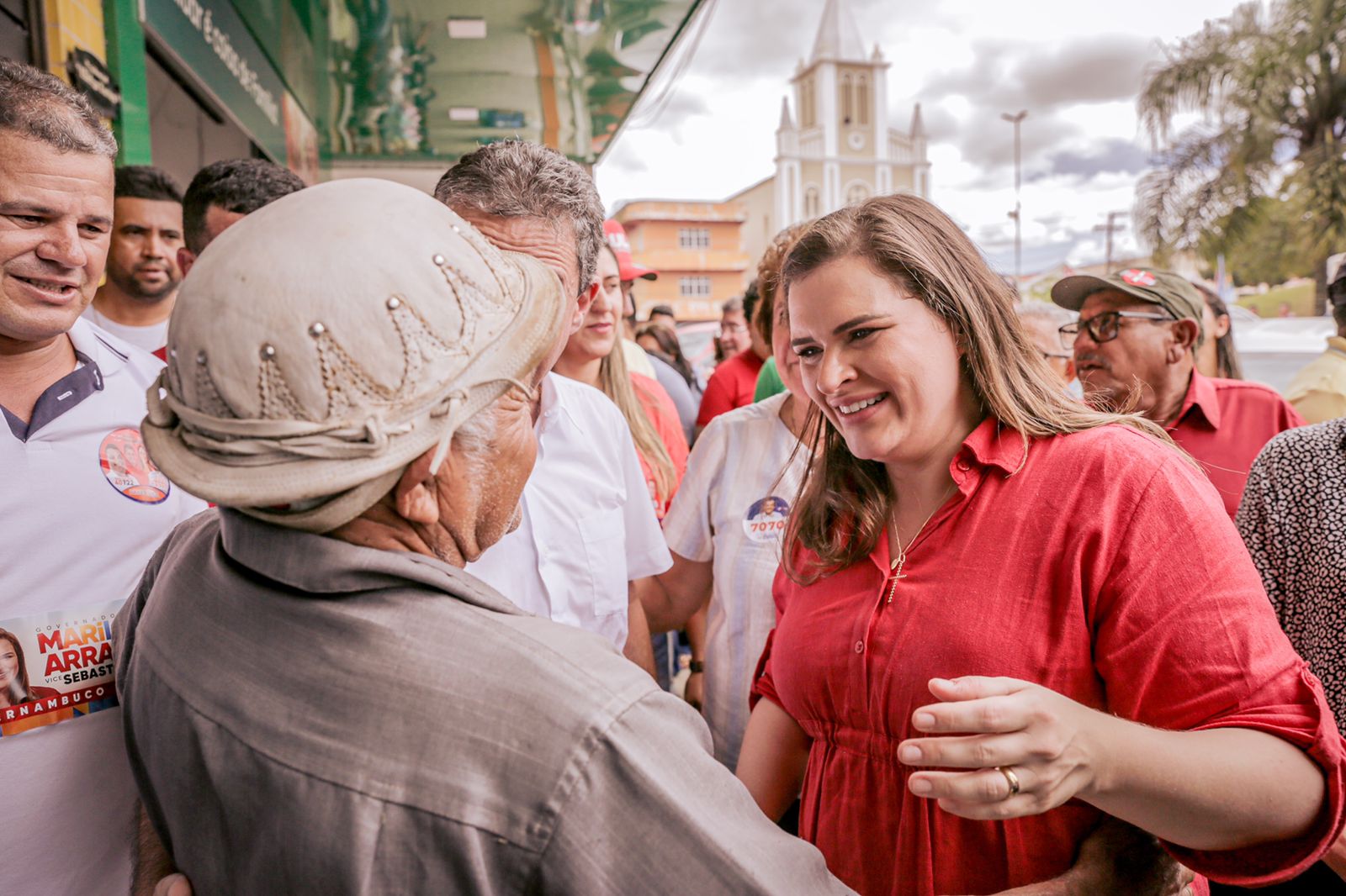 Em Buíque, Marília Arraes associa Danilo a Paulo Câmara 