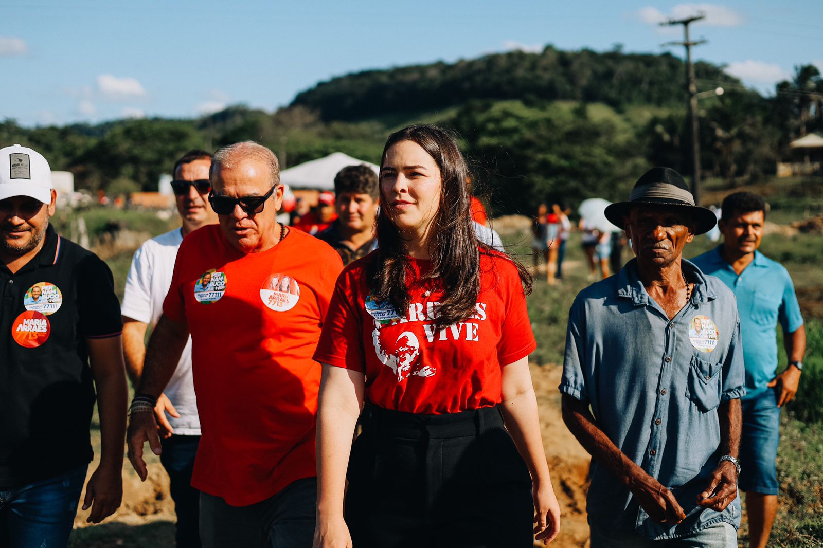 Maria Arraes visita zona rural de Água Preta