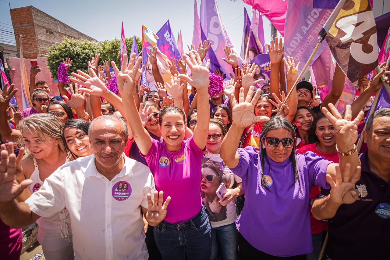 No Sertão, Raquel Lyra critica governo do PSB