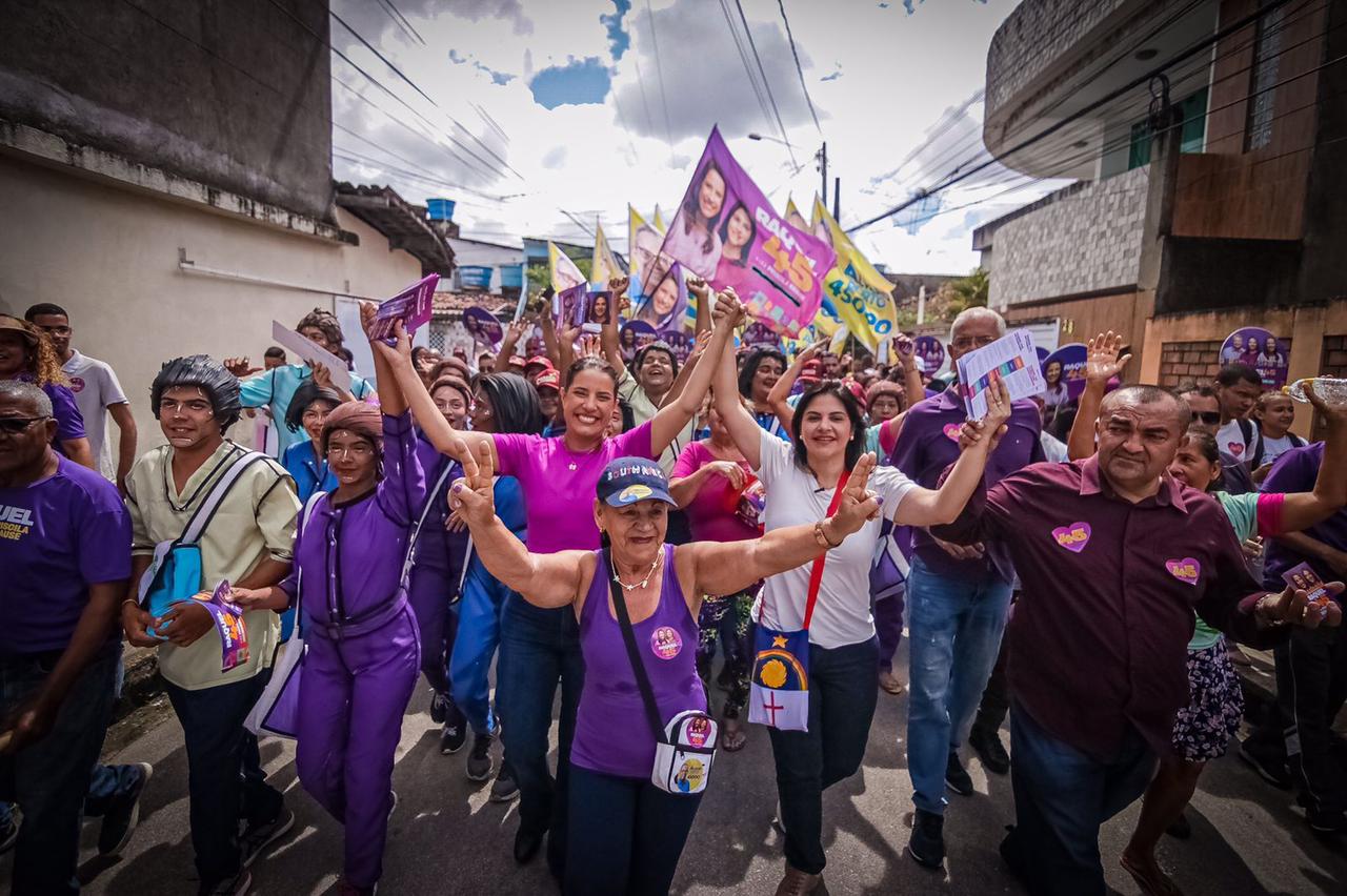 Raquel foca na Metropolitana com atos em Camaragibe e Recife