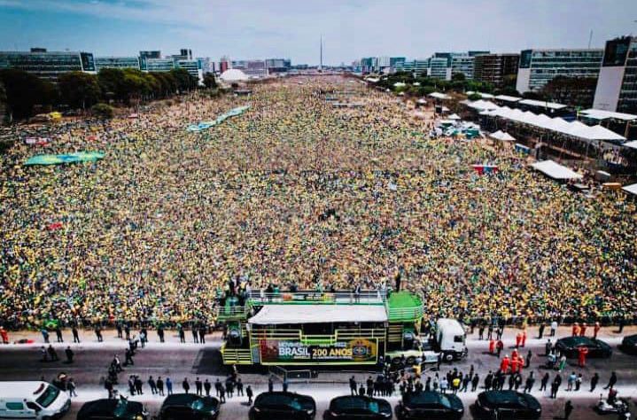 Anderson diz que atos em Brasília demonstraram força de Bolsonaro