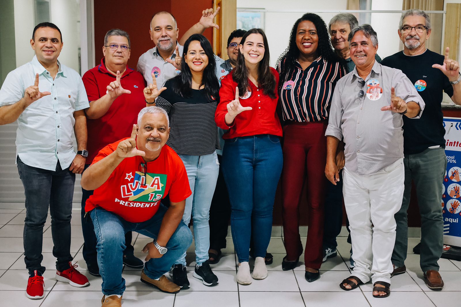 Maria Arraes recebe apoio da diretoria do SINTTEL-PE