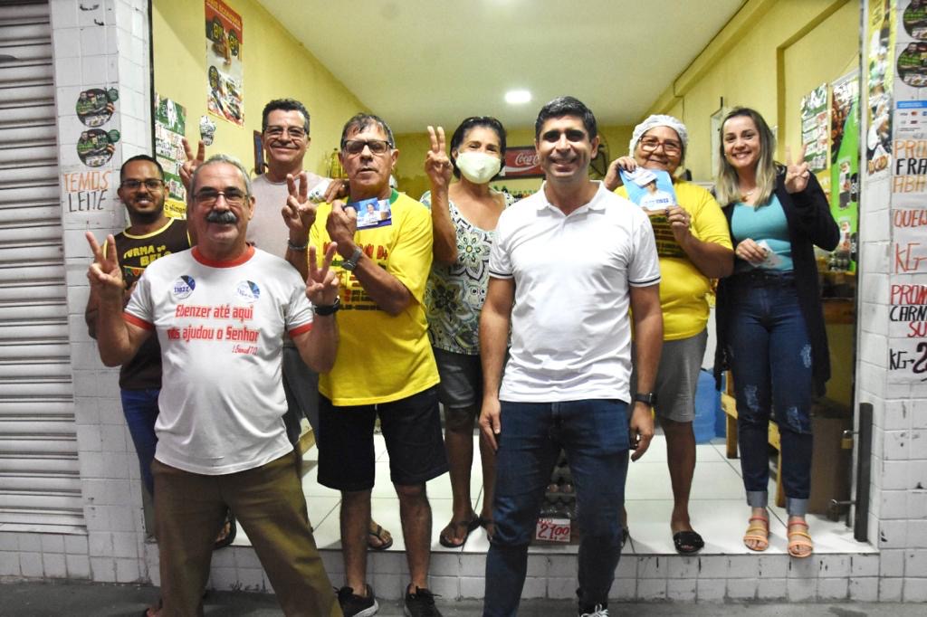 Salgado recebe Lessa e reconhece trabalho pelo Polo Têxtil