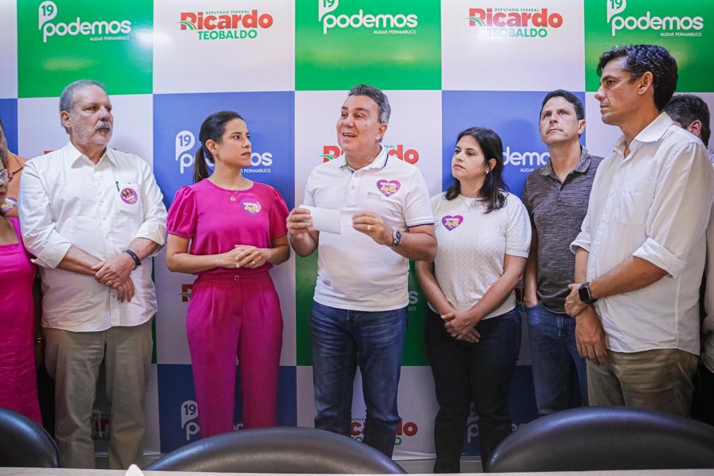 Ricardo Teobaldo garante apoio do Podemos a Raquel 