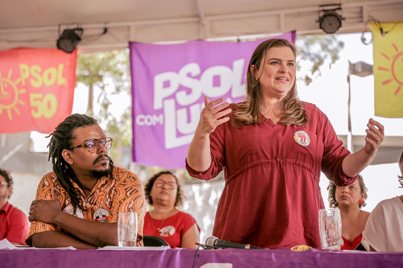 PSOL-PE oficializa apoio a Marília Arraes no segundo turno