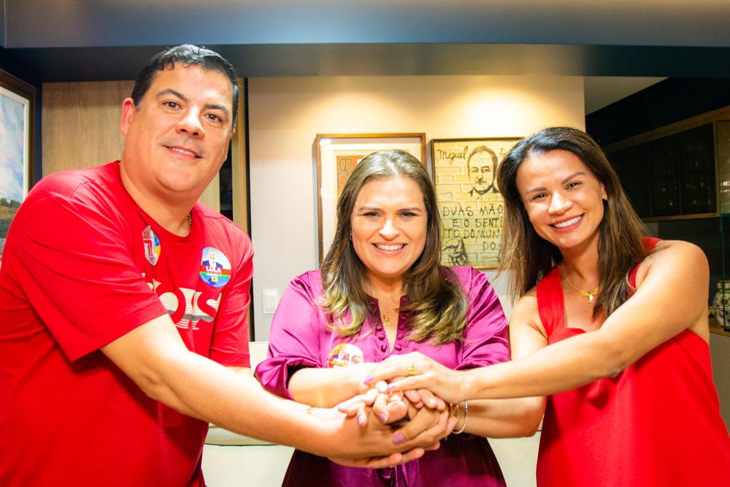 Marília recebe apoio de Noé Magalhães, prefeito de Água Preta