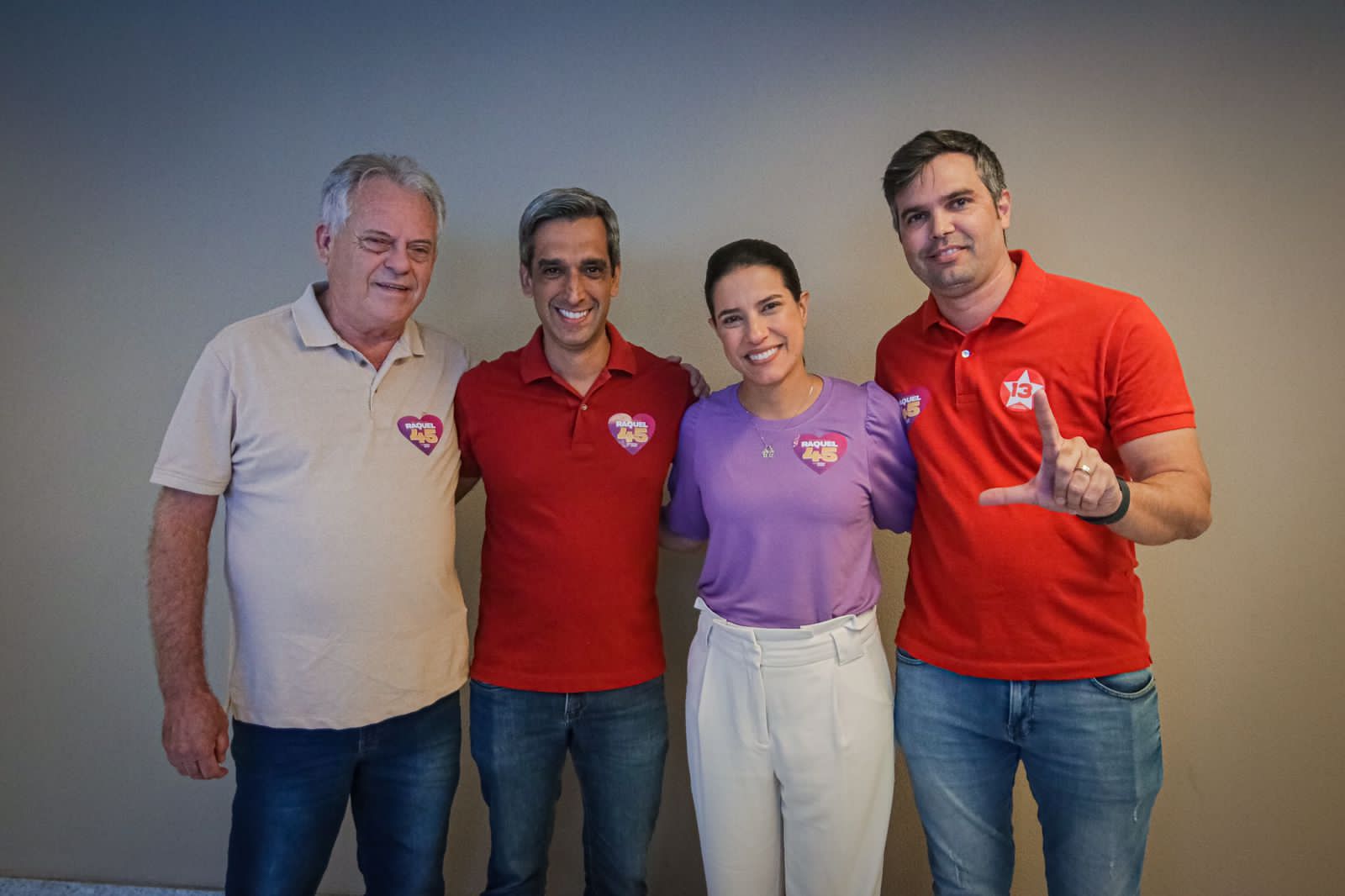 Fábio Aragão garante apoio a Raquel neste segundo turno