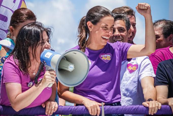 Ipec: primeira pesquisa do 2º turno traz Raquel na liderança