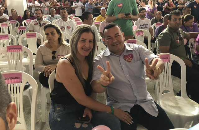 Cabo Cardoso na campanha de Raquel