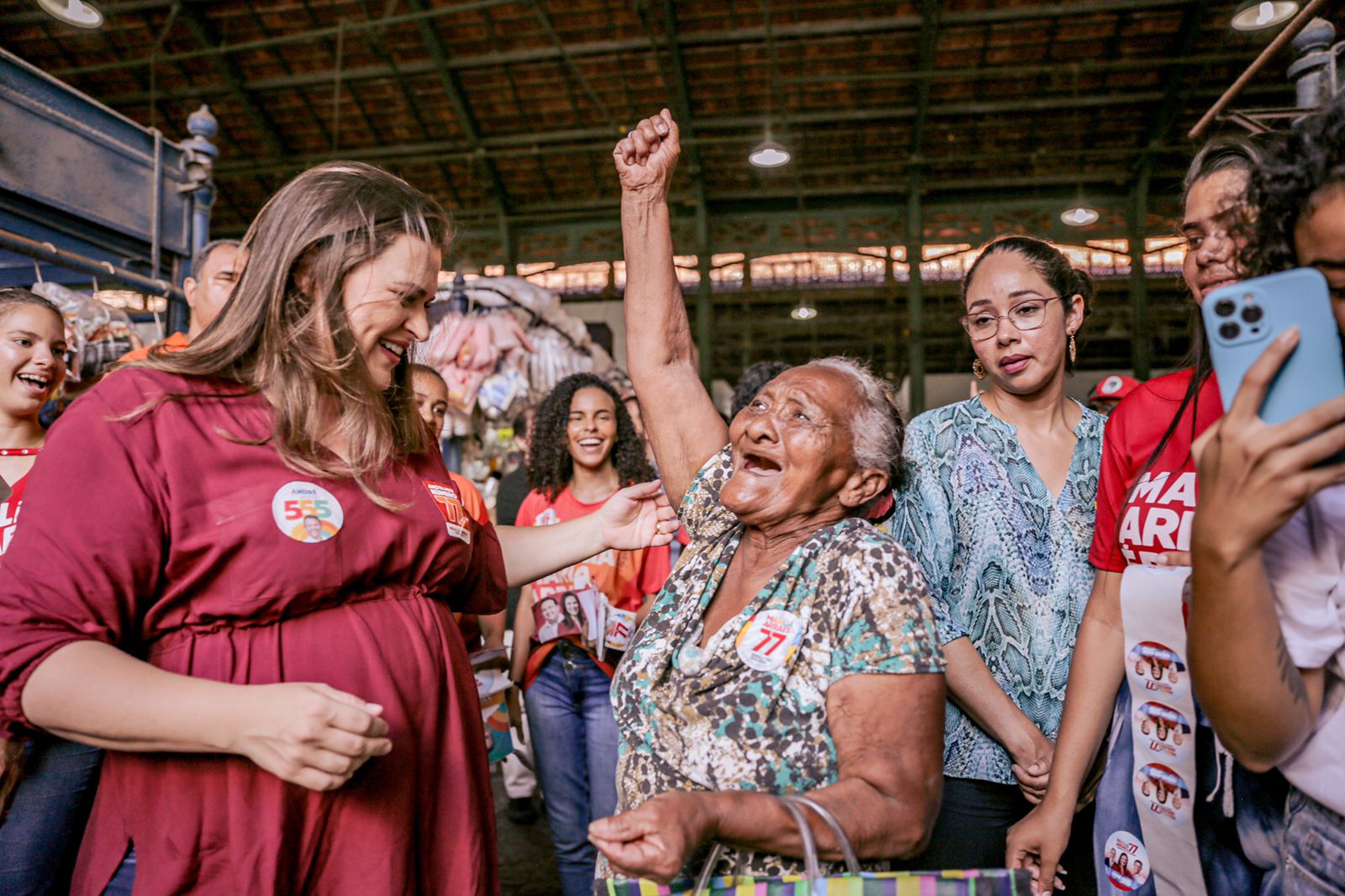 Marília comemora apoios na primeira semana do 2º turno 
