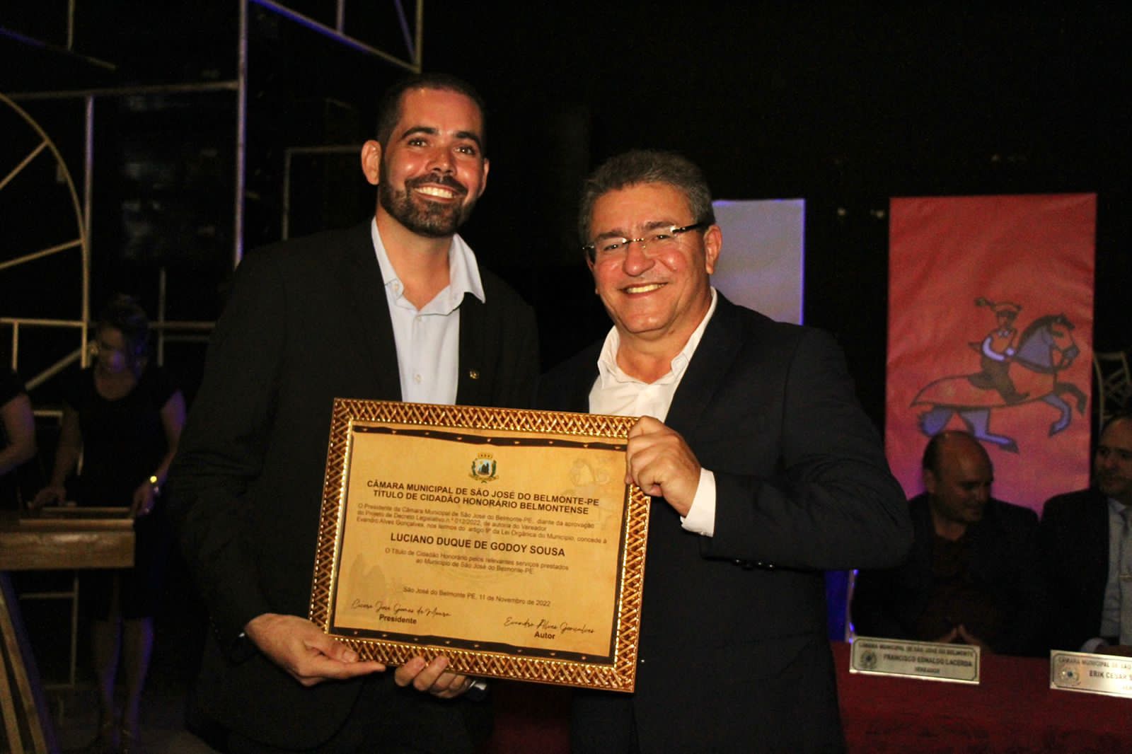 Duque recebe Título de Cidadão de São José do Belmonte 