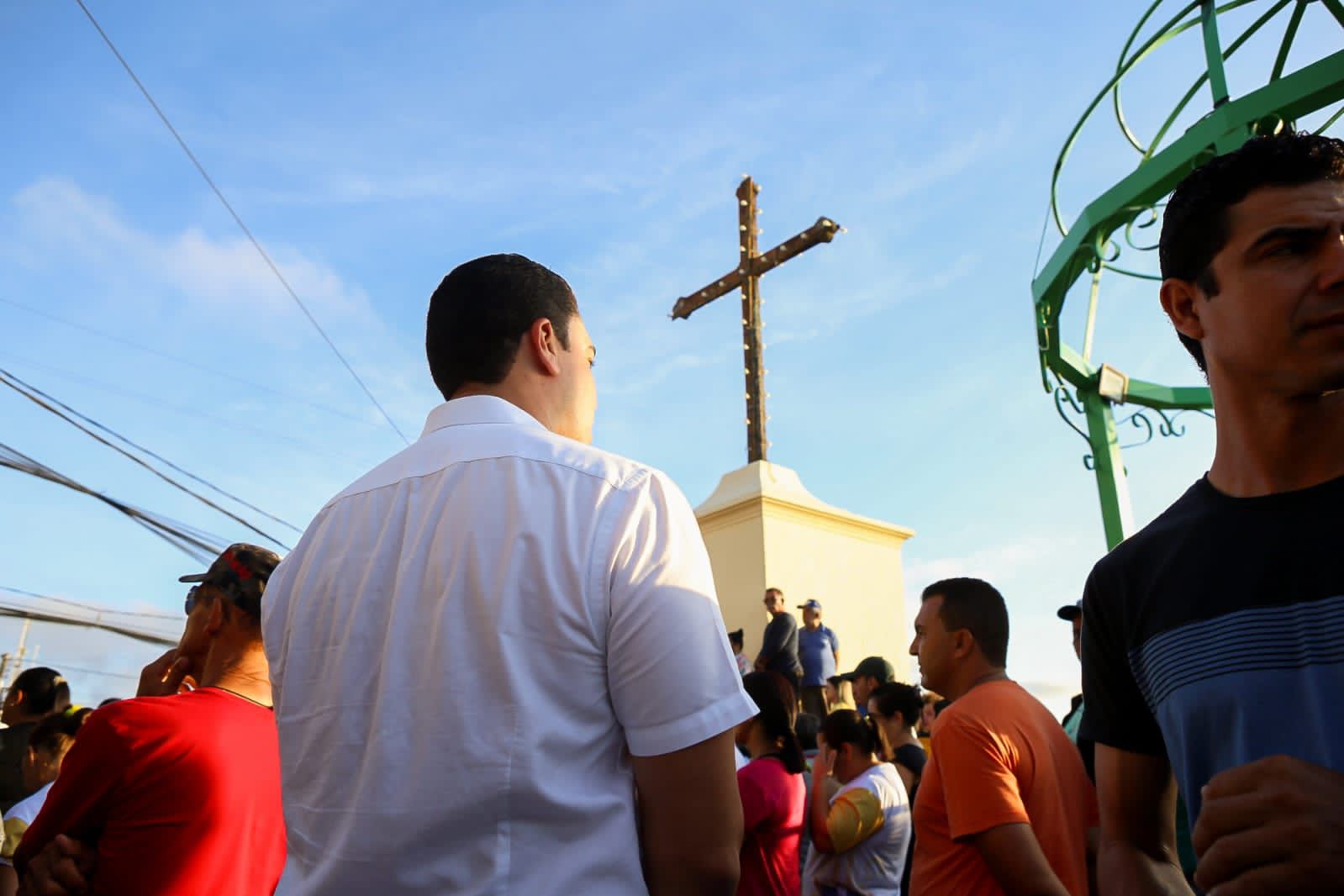 Rodrigo Pinheiro participa da celebração de Santa Luzia