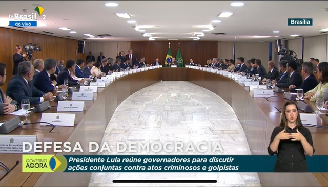 AO VIVO: Lula se reúne com governadores