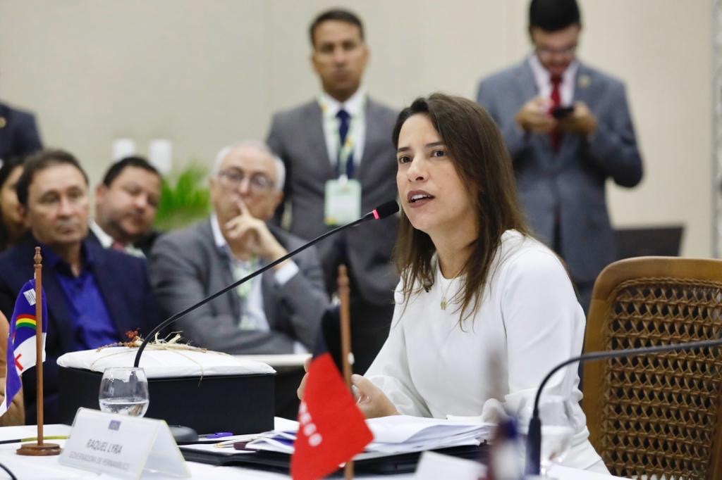 Raquel Lyra participa da reunião do Consórcio Nordeste