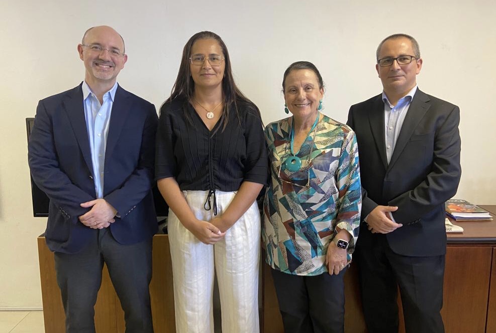 Secretária Lucinha Mota recebe representantes do BID