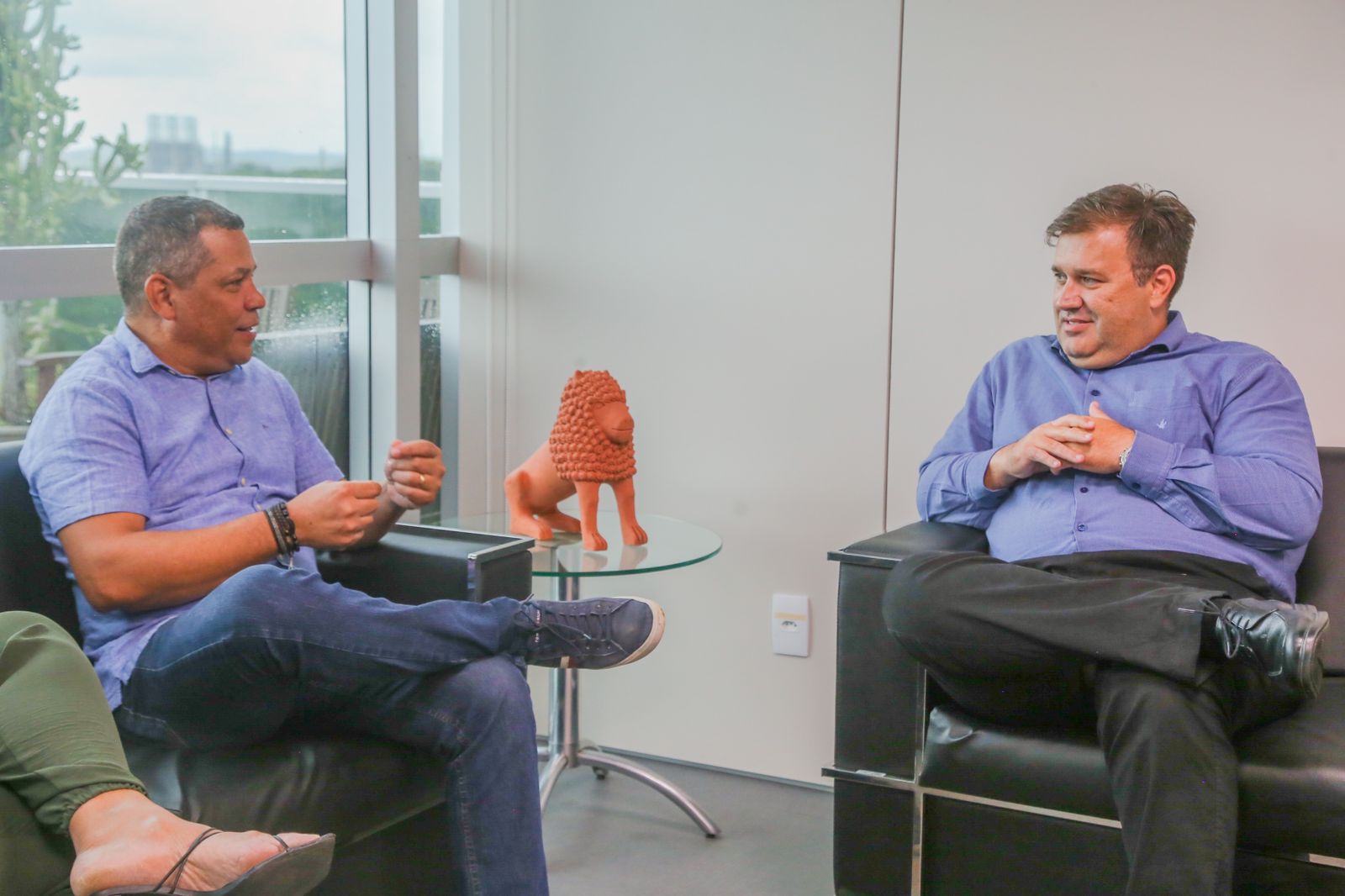 Novo presidente de Suape recebe o prefeito do Cabo 