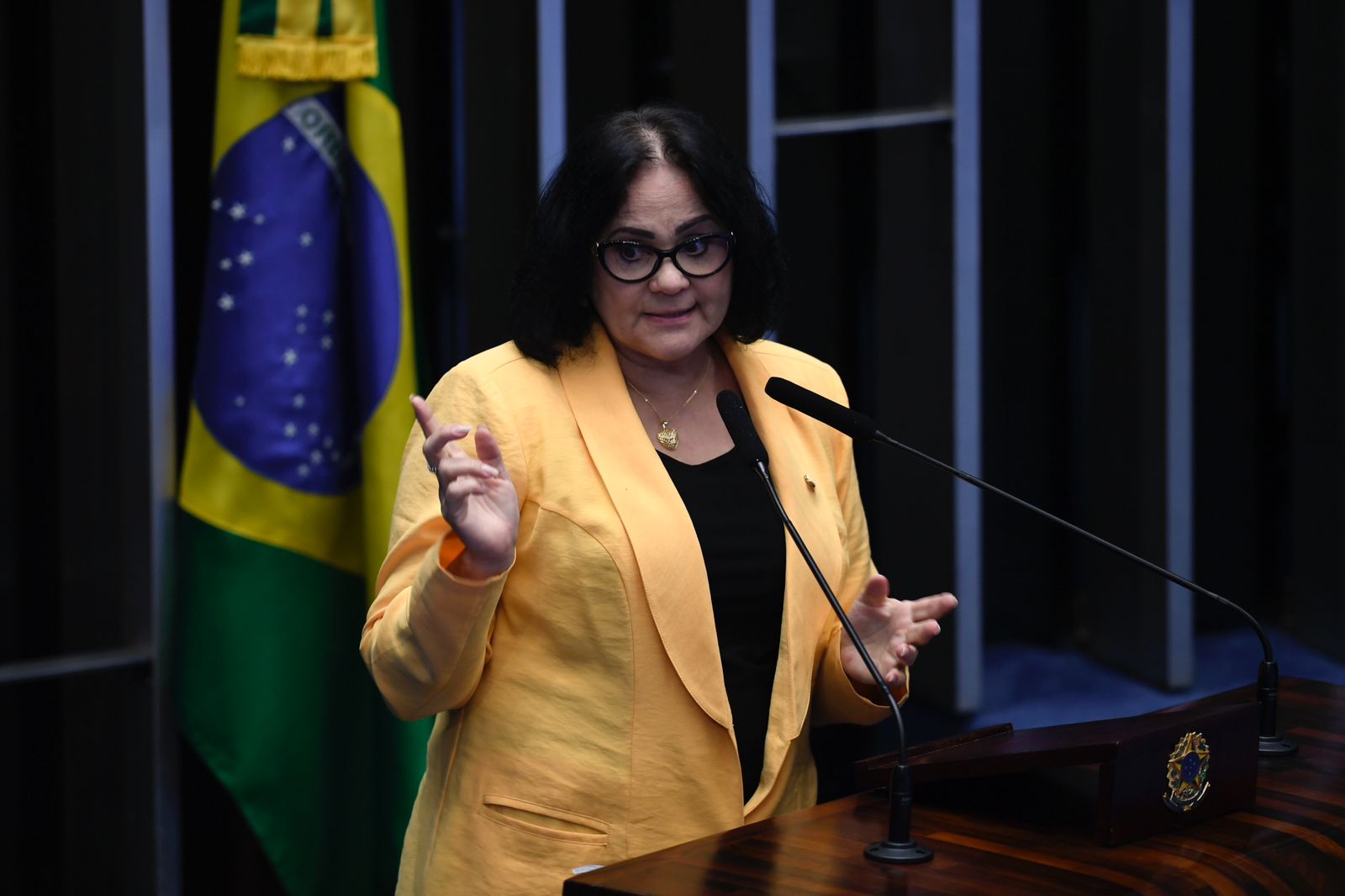 Senado terá bancada evangélica com Damares e foco em ‘ameaças’ de Lula 