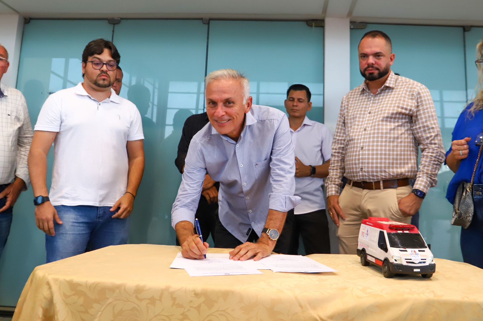 Assinada ordem de serviço para reforma da base do Samu Vitória