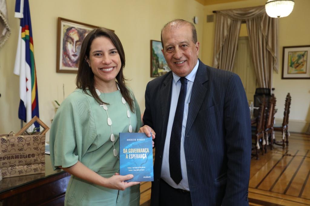 Raquel apresenta diagnóstico de Pernambuco ao ministro do TCU