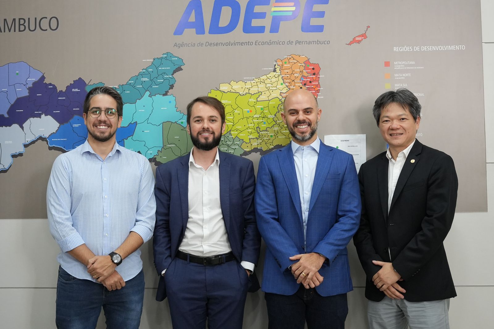 Gestores de Desenvolvimento Econômico do Ipojuca se reúnem com presidente da Adepe