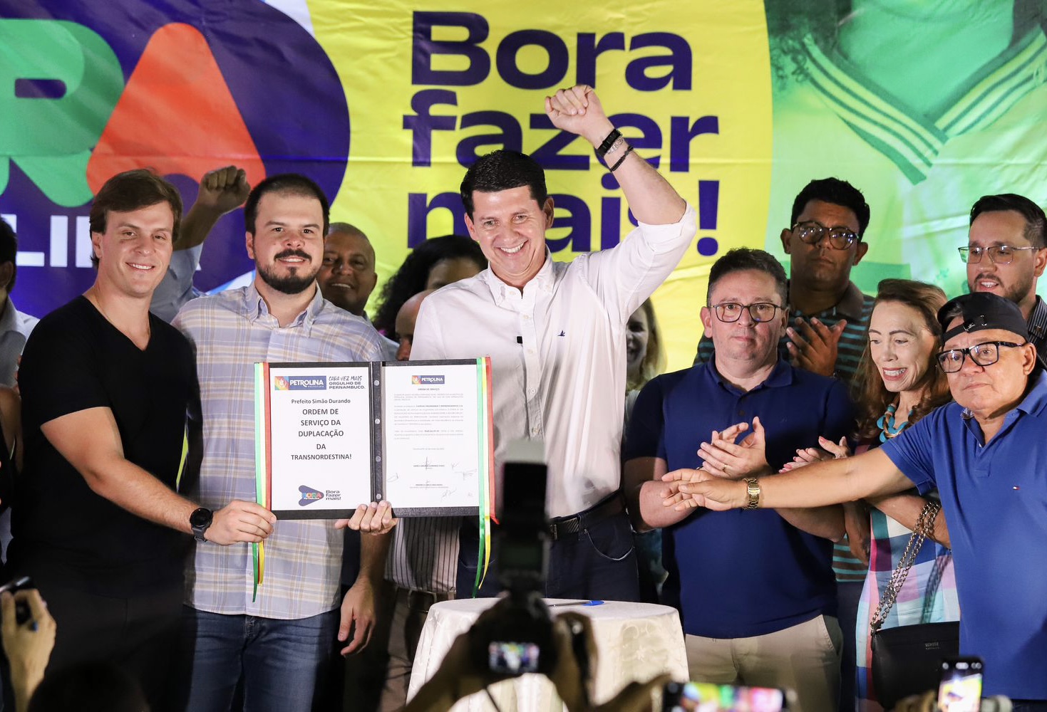 Simão assina ordem de serviço para duplicação da Transnordestina