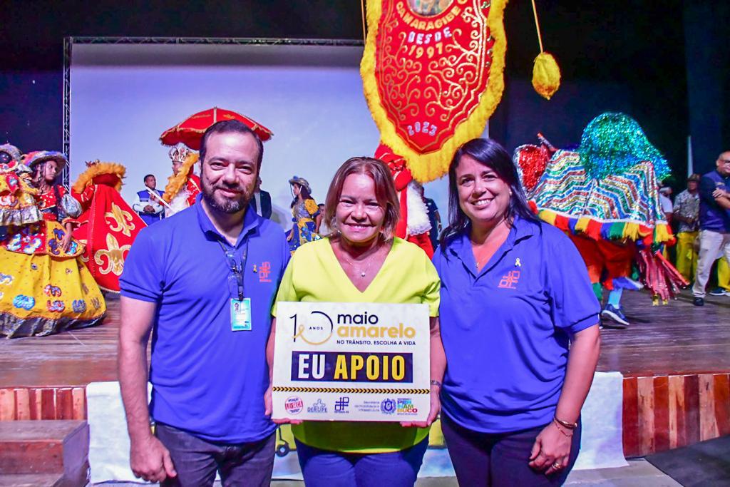 Nadegi abre campanha do “Maio Amarelo” em Camaragibe 