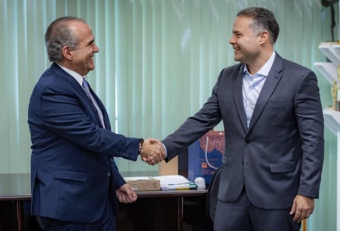 Fernando Dueire recebe ministro dos Transportes no Senado