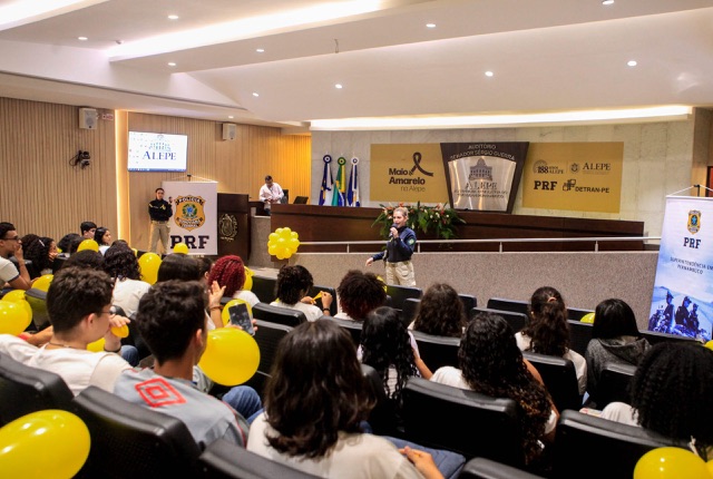 Alepe promove campanha ‘Maio Amarelo’ de conscientização para crianças e servidores