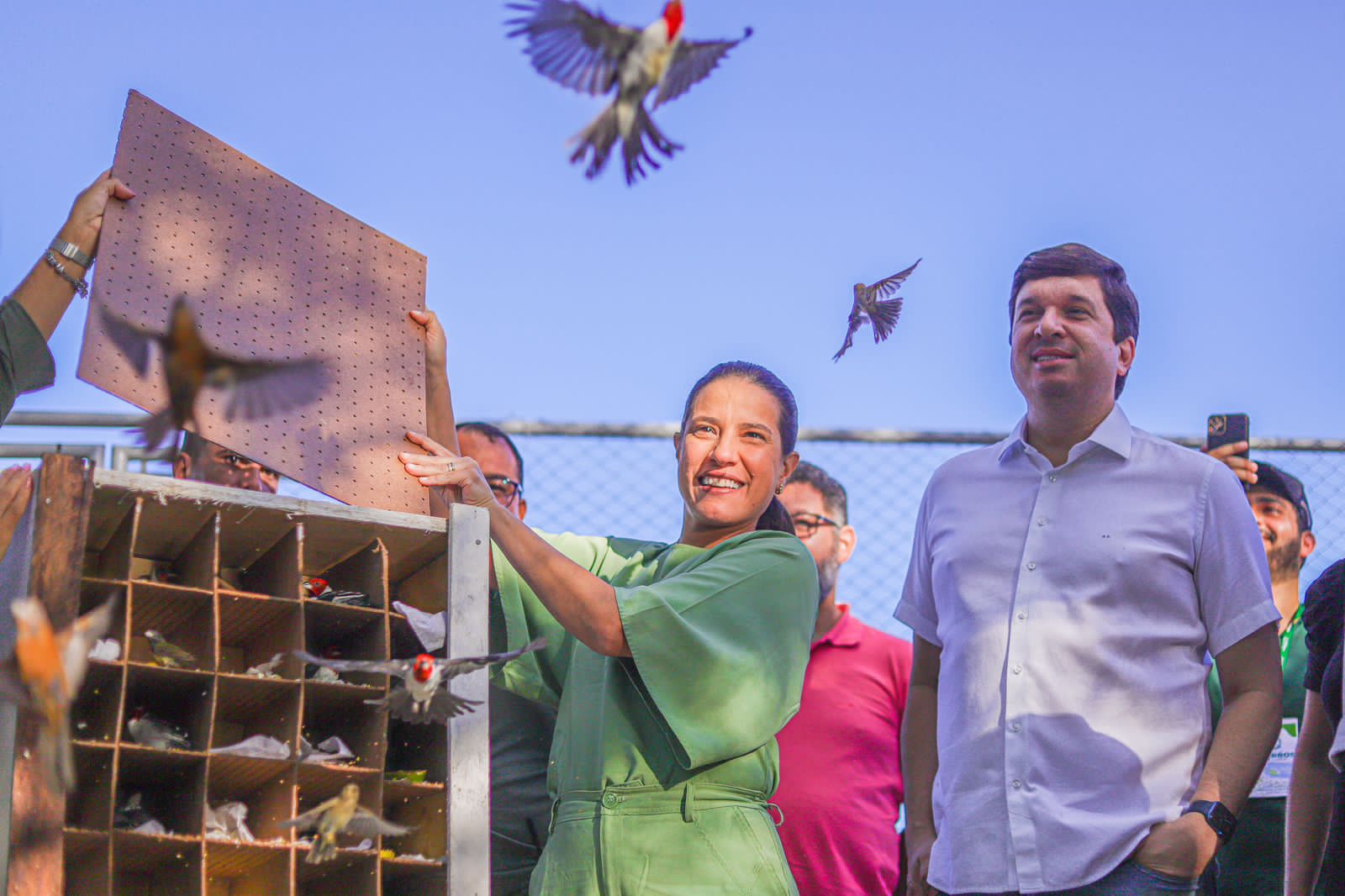 Joãozinho acompanha governadora em inauguração de parque em Bezerros