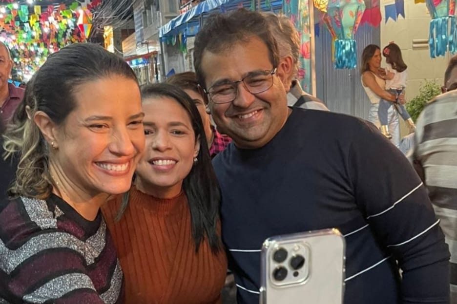 Pré-candidata a prefeita de Timbaúba acompanha Raquel Lyra no São João de Limoeiro