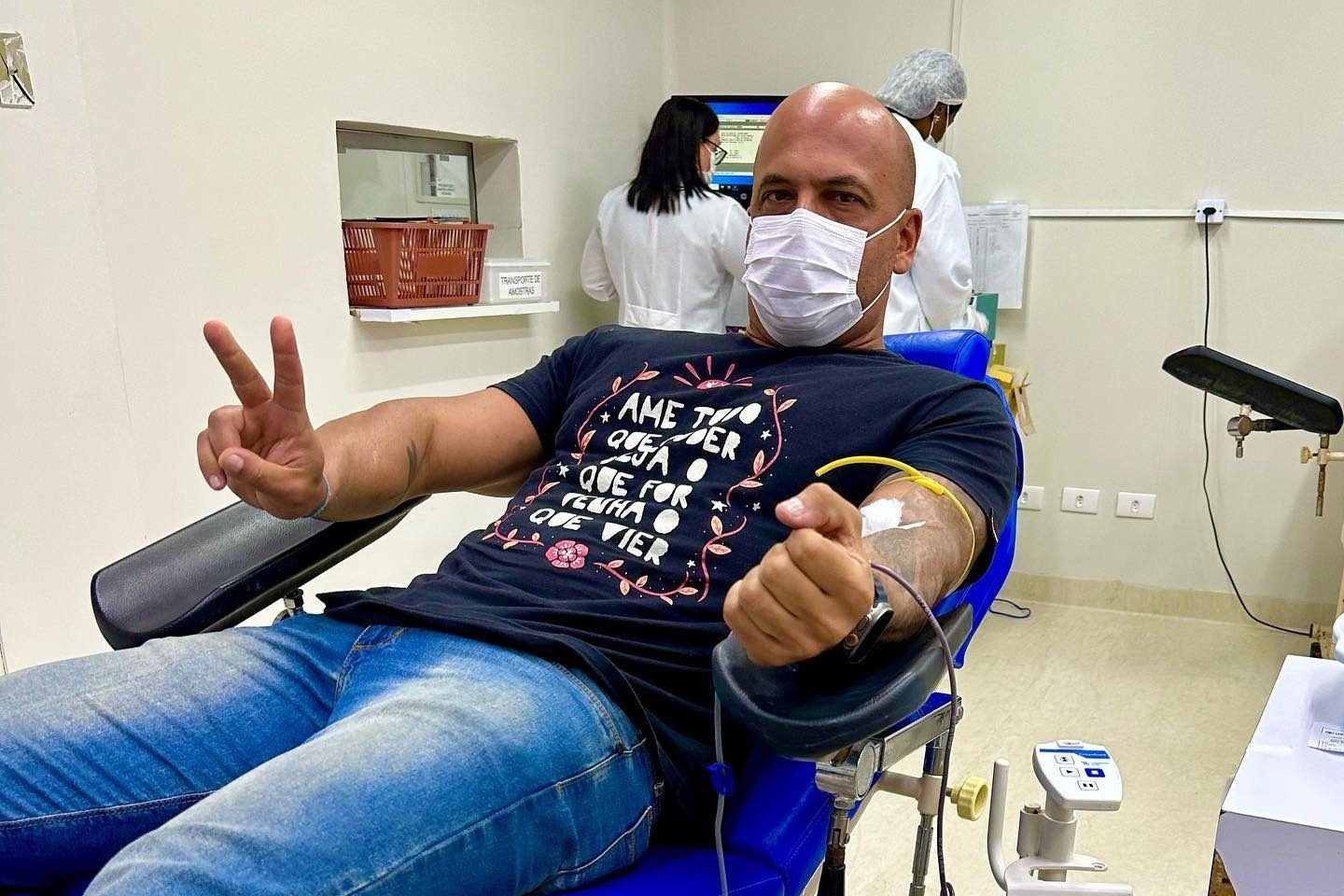 Anderson Correia convoca população para doar sangue 