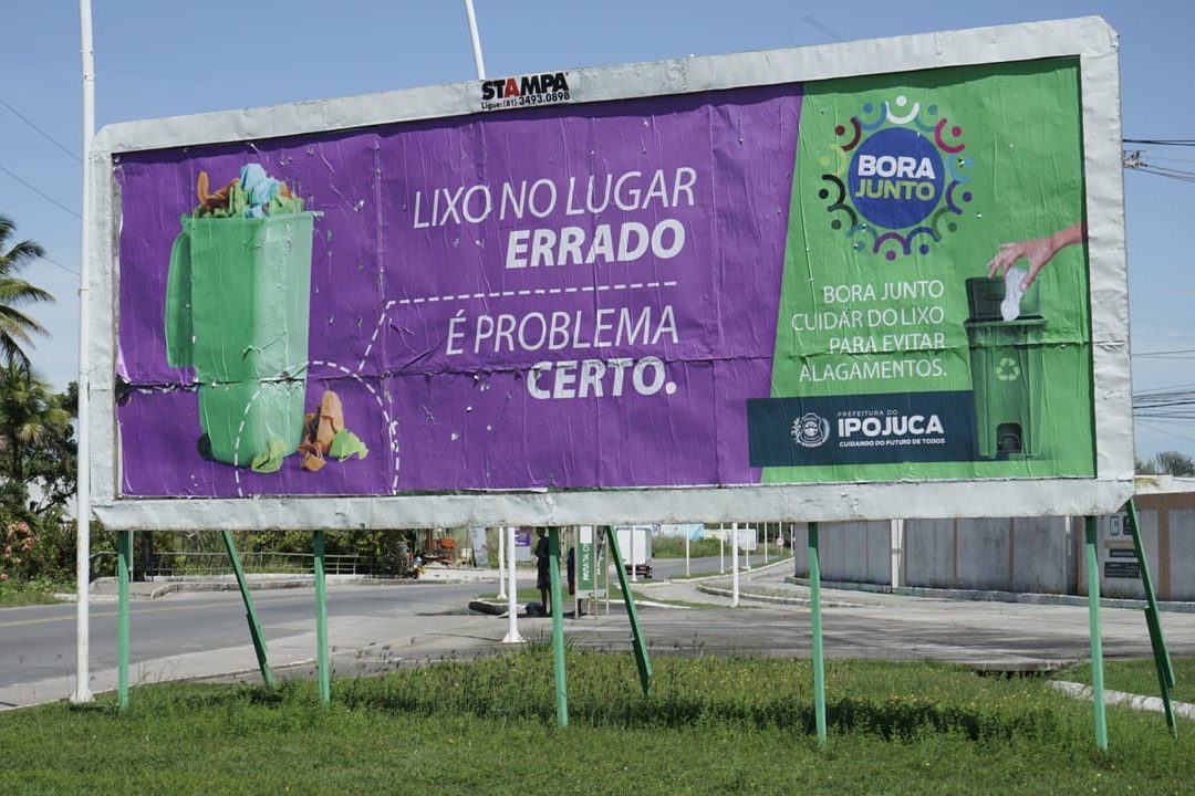 Ipojuca promove campanha de conscientização sobre descarte de lixo